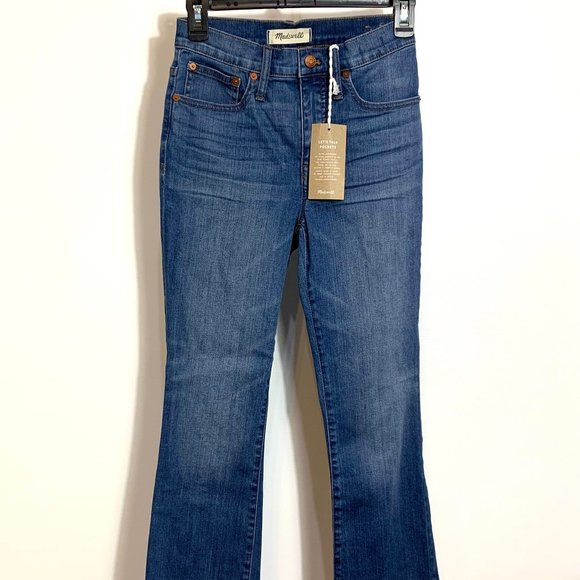 Madewell NWT Cali Demi Boot Back Seam Edition Jeans Size 25 - Picture 8 of 16